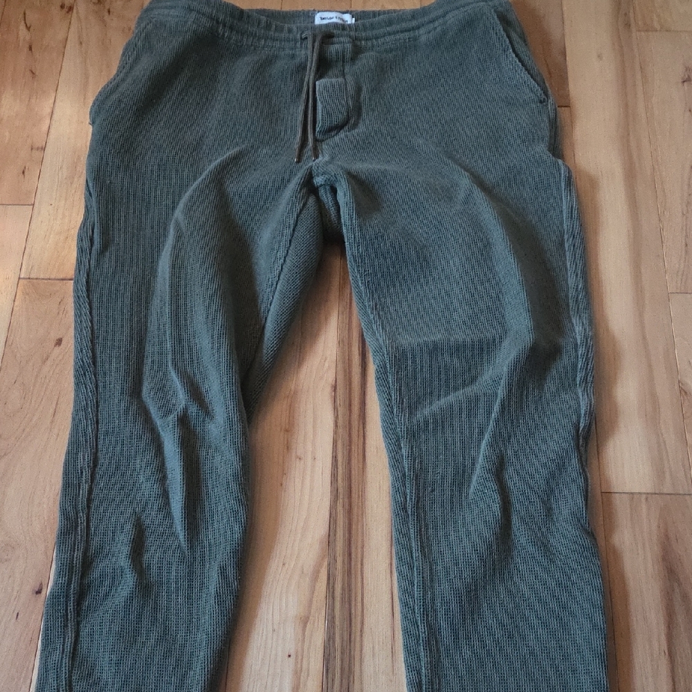 Taylor Stitch Olive Green Sweatpants